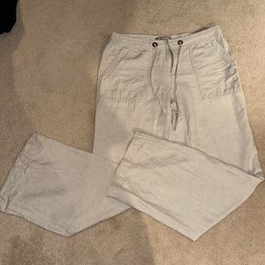 Banana Republic linen pants. Size 8.